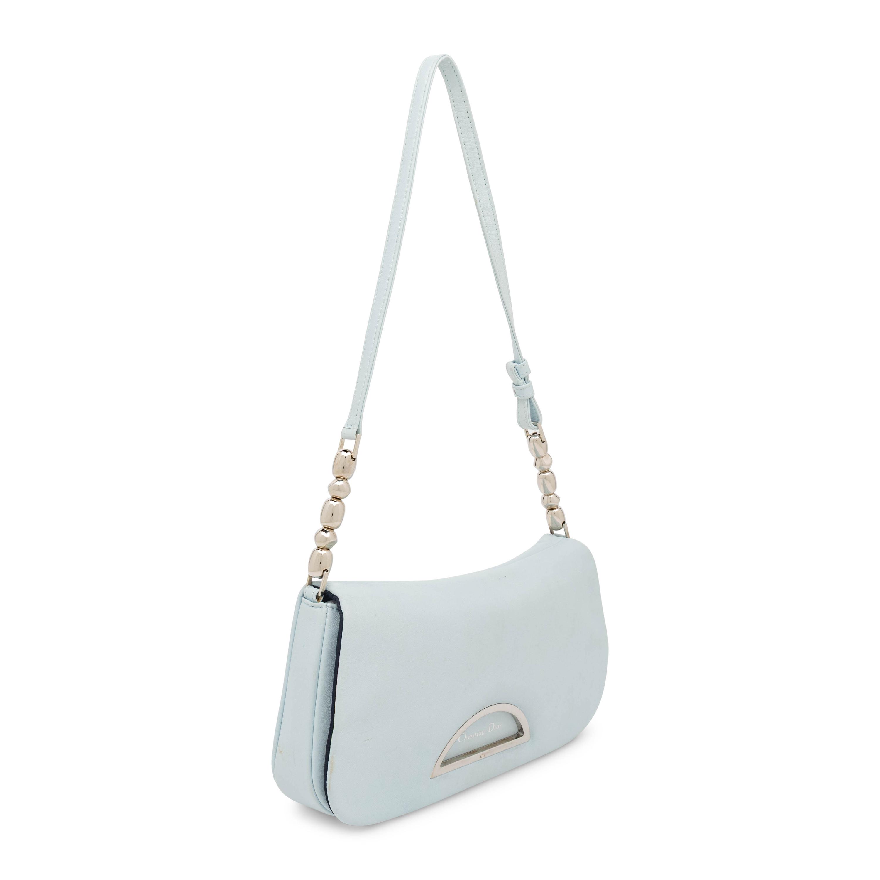 Christian Dior, Malice Bag in Pale Blue Leather