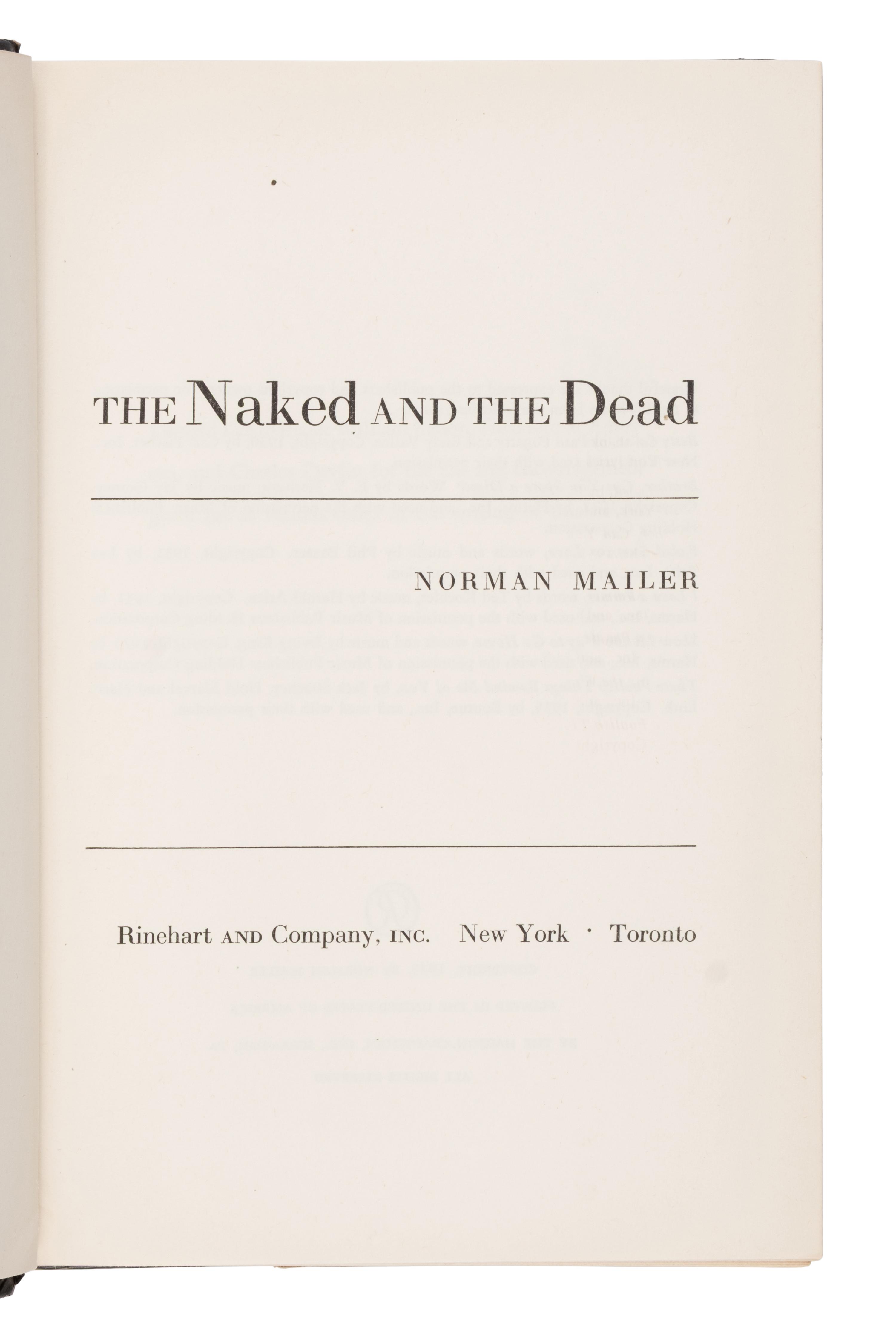 [Literature] Mailer, Norman. The Naked and the Dead