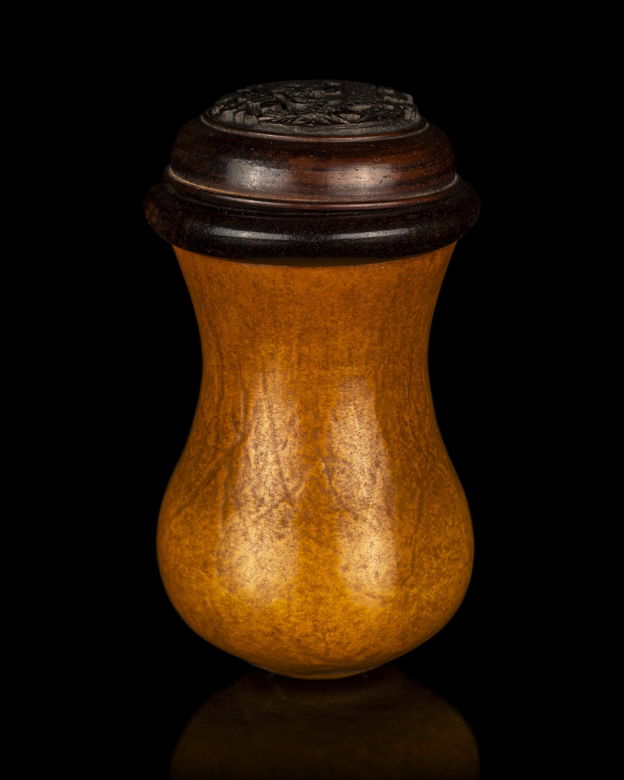 A Chinese Gourd Cricket Cage