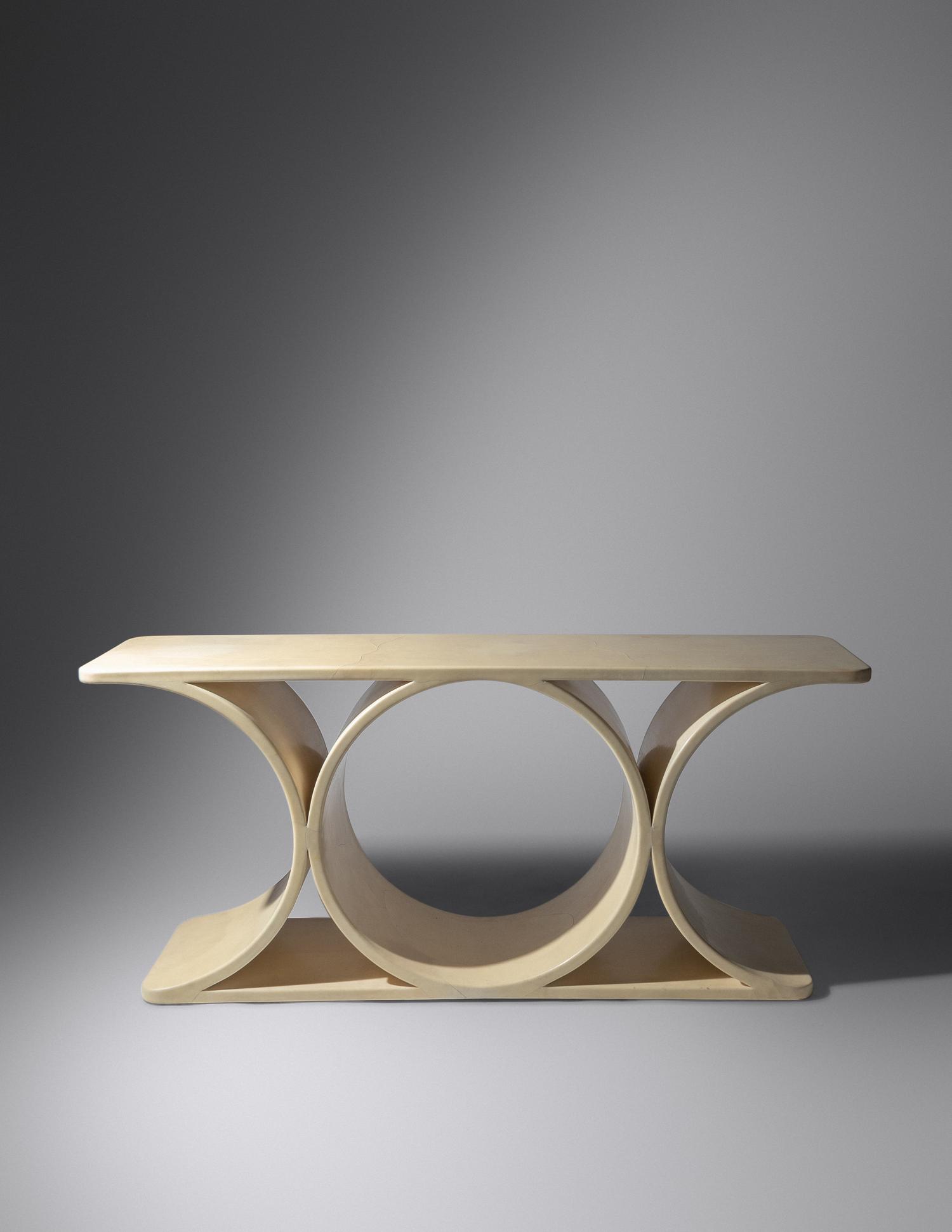 Double JMF Console Table Karl Springer Ltd., USA