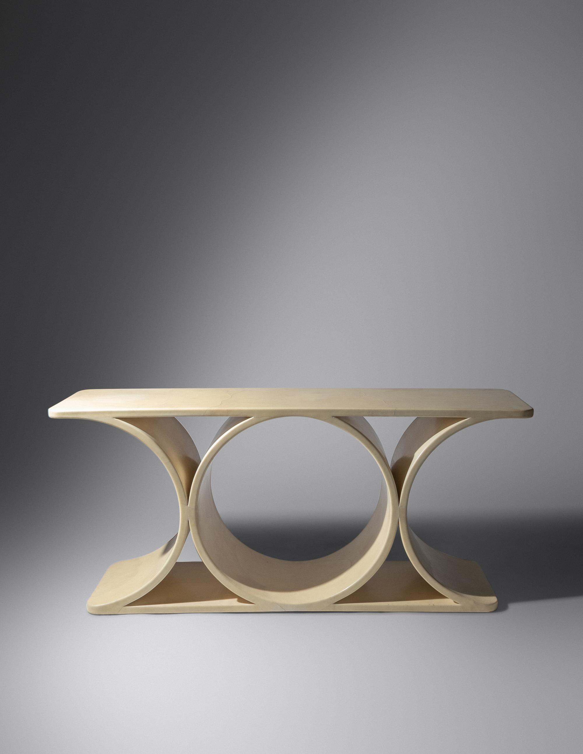 Double JMF Console Table Karl Springer Ltd., USA