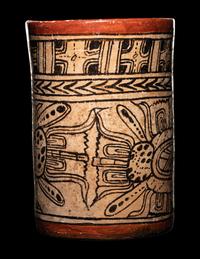 A Maya Codex Style Cylinder Vessel