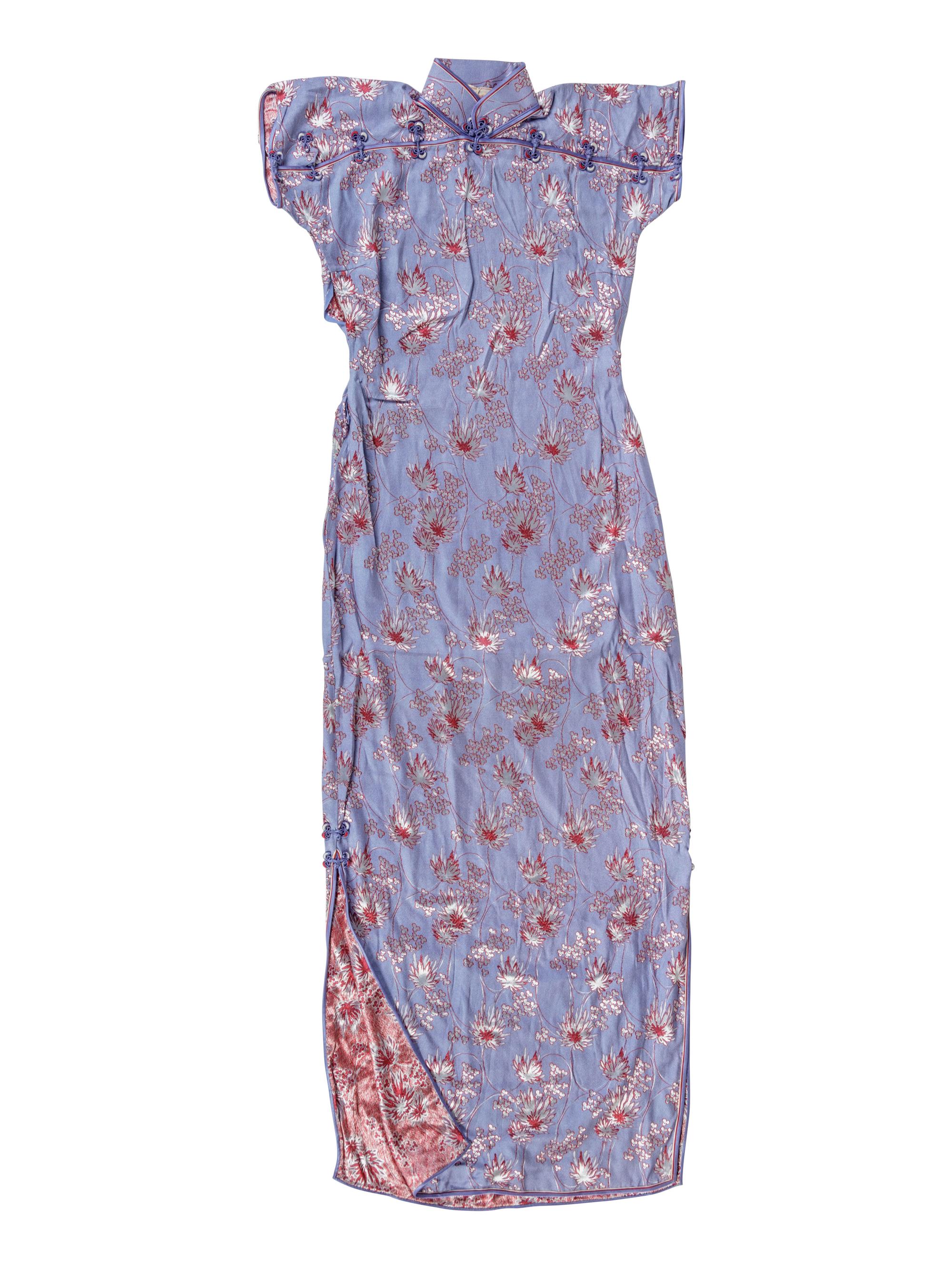 Three Chinese Silk Lady's Cheongsams, Qipao