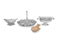 A Group of Four American Silver Table Articles