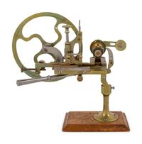 A Brass and Steel Watch Maker's Rounding Up Tool