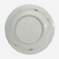 A Chinese famille verte "Mu Guyiying" dish 五彩“穆桂英”瓷盘 circa ? 1700-1725