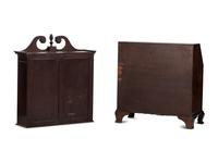 A Federal Style Mahogany Secretary Bookcase