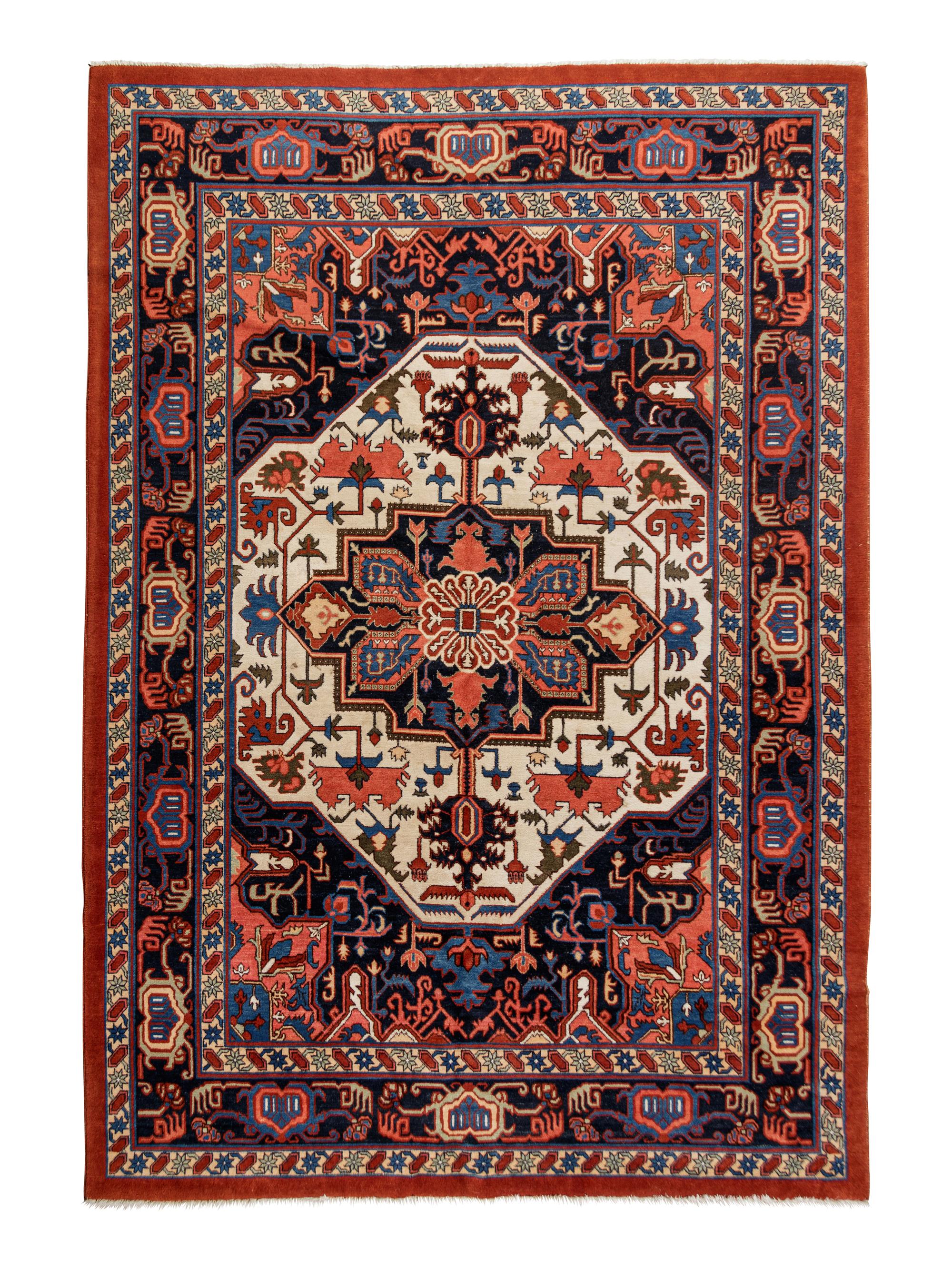 A Heriz Wool Rug