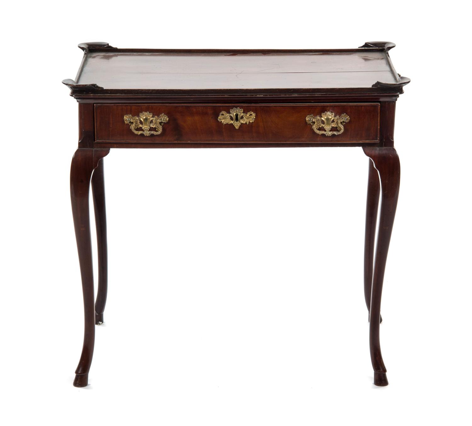 A Chippendale Style Mahogany Tea Table, 18TH CENTURY, Height 29 x width 30 1/4 x depth 20 3/4 inches. — 18TH CENTURY,