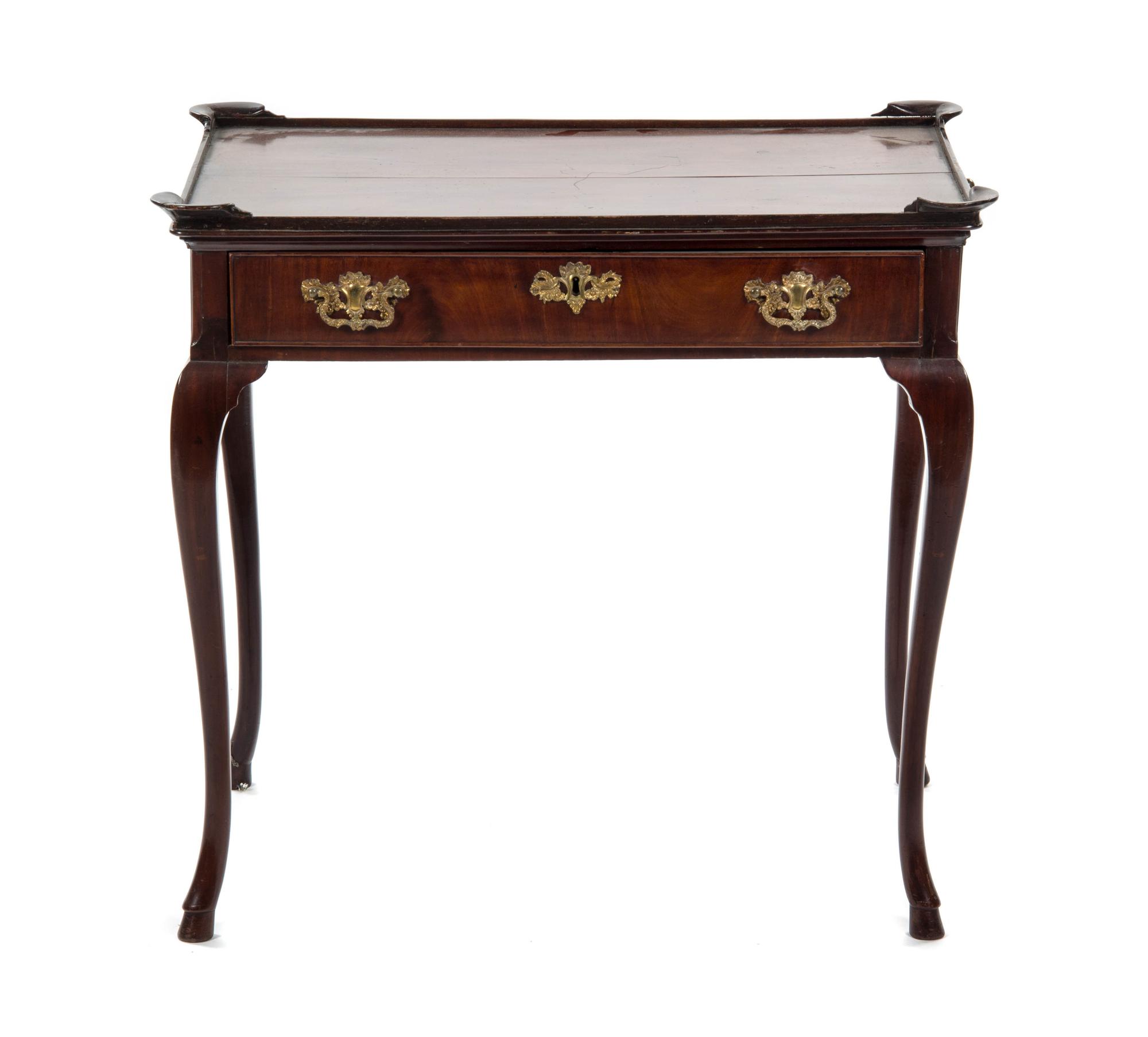 A Chippendale Style Mahogany Tea Table, 18TH CENTURY, Height 29 x width 30 1/4 x depth 20 3/4 inches. — 18TH CENTURY,