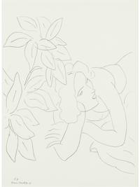 Untitled (E8) (after the drawing Portrait de Femme (Theme E, Variation 8)