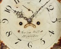 A Federal Carved Walnut Tall Case Clock