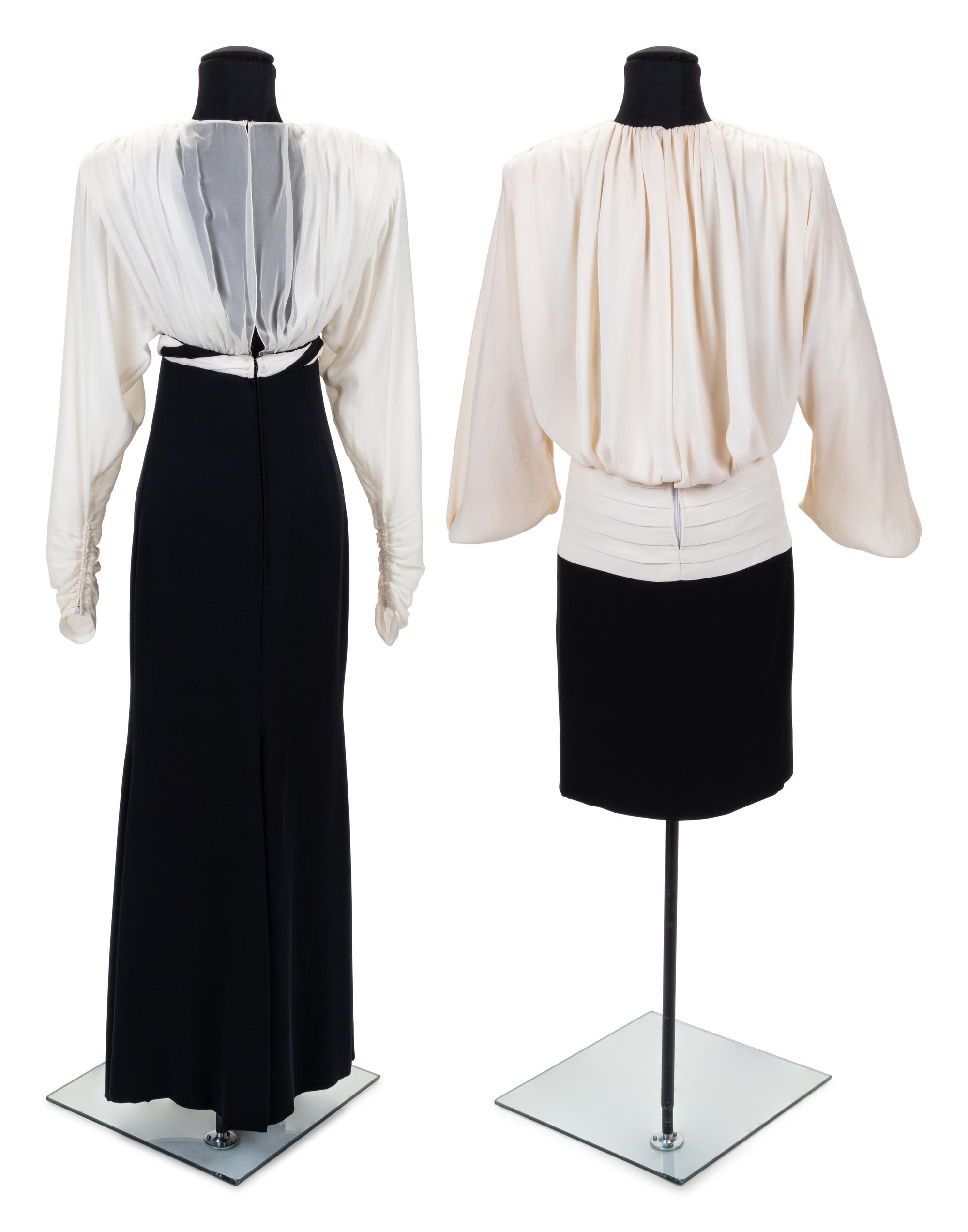 Two Galanos Dresses, c.1985