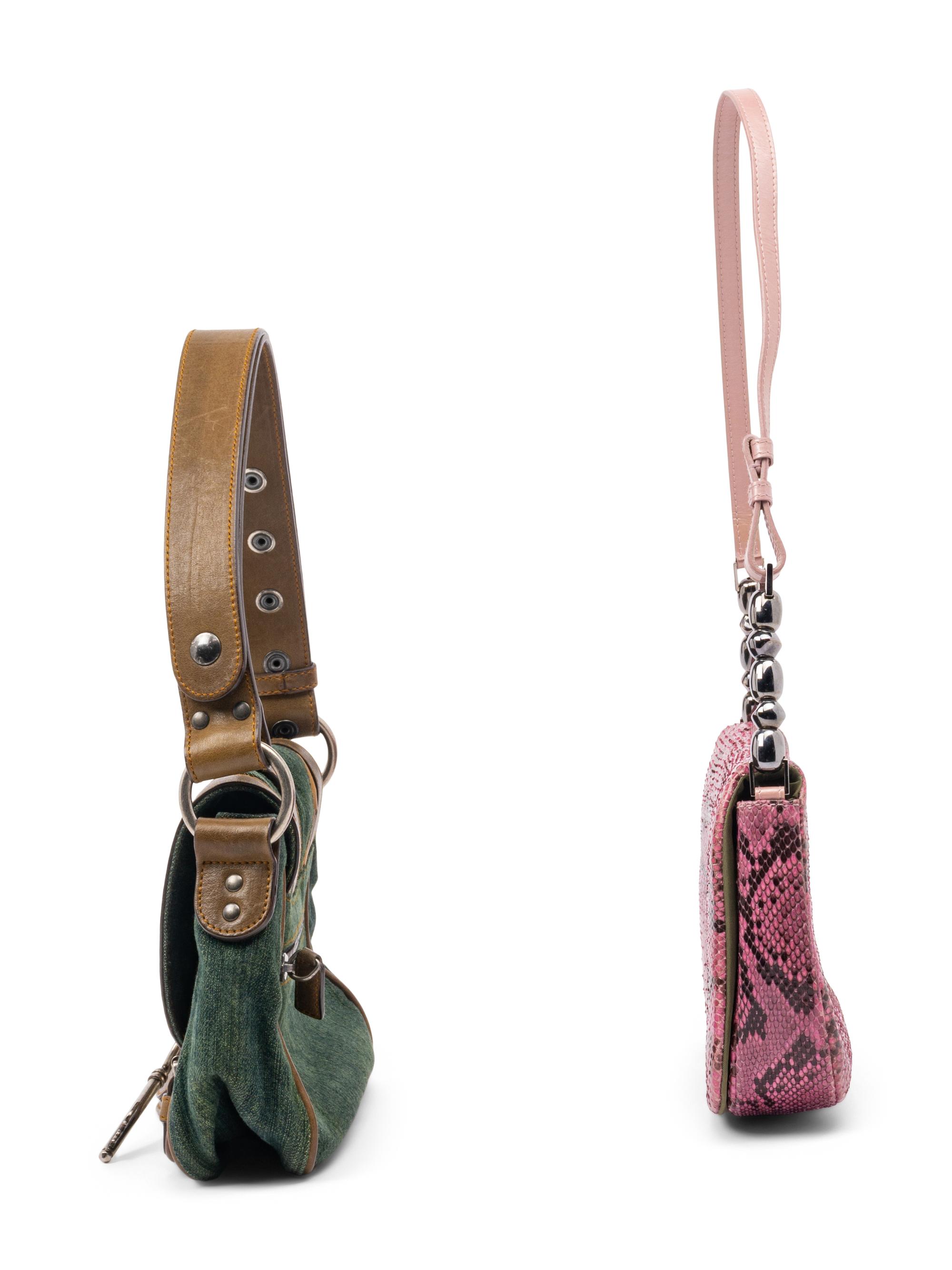 Two Christian Dior Shoulder Bags, 2000s