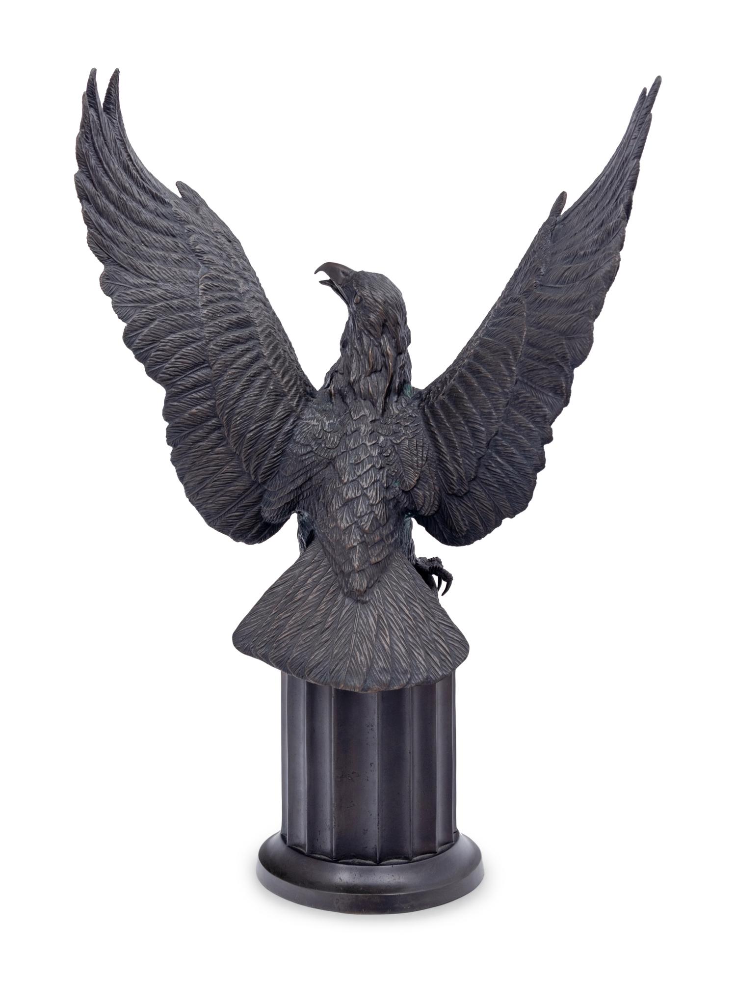 A Boehm Bronze Eagle