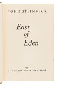 STEINBECK, John (1902-1968). East of Eden. New York: Viking Press, 1952.