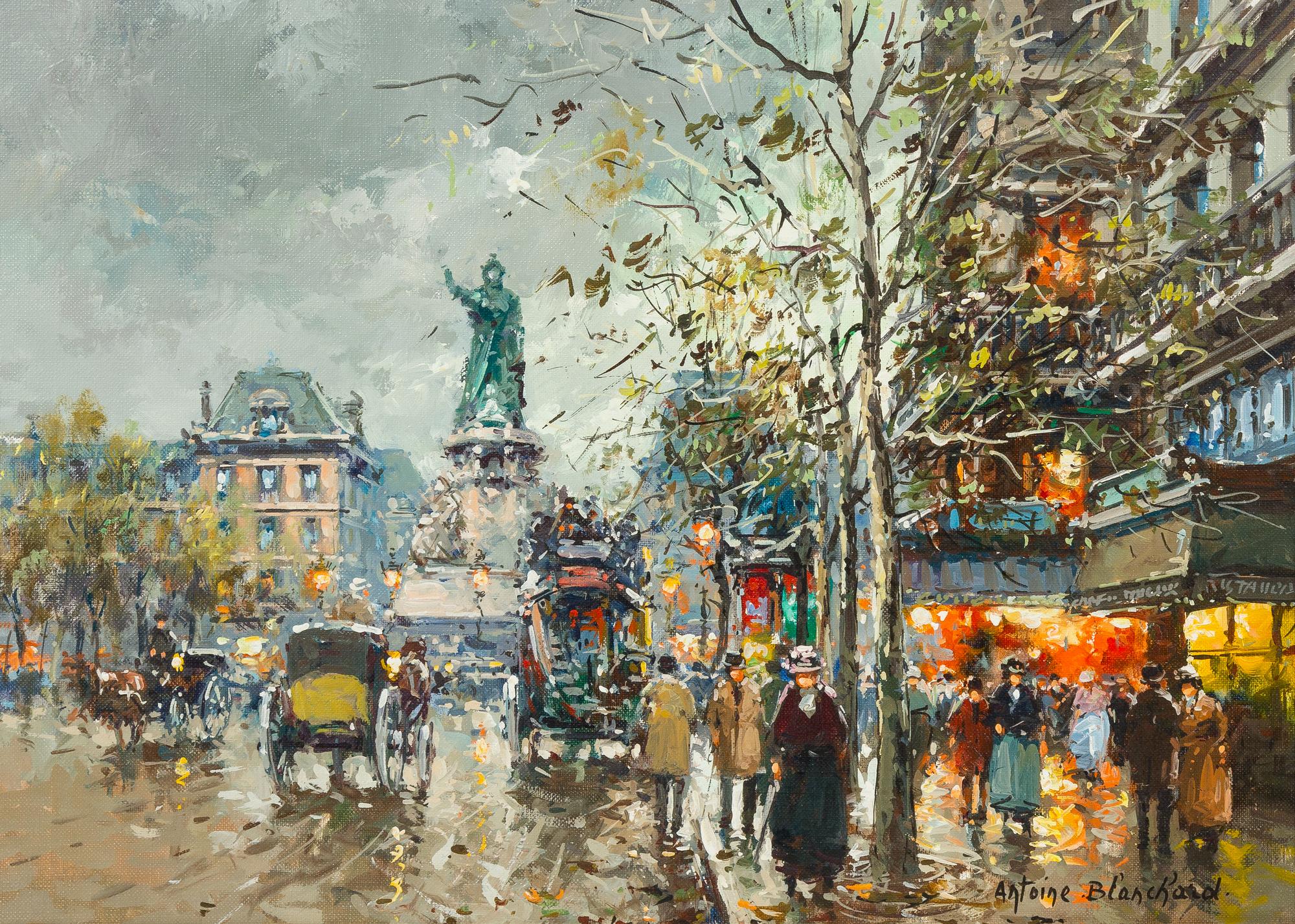 Antoine Blanchard, (French, 1910–1988), Place de la République