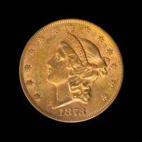 A United States 1873-S Liberty Head: Open 3 $20 Gold Coin