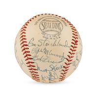 A 1951 Pittsburgh Pirates Team Signed Autograph Baseball (JSA Letter of Authenticity)