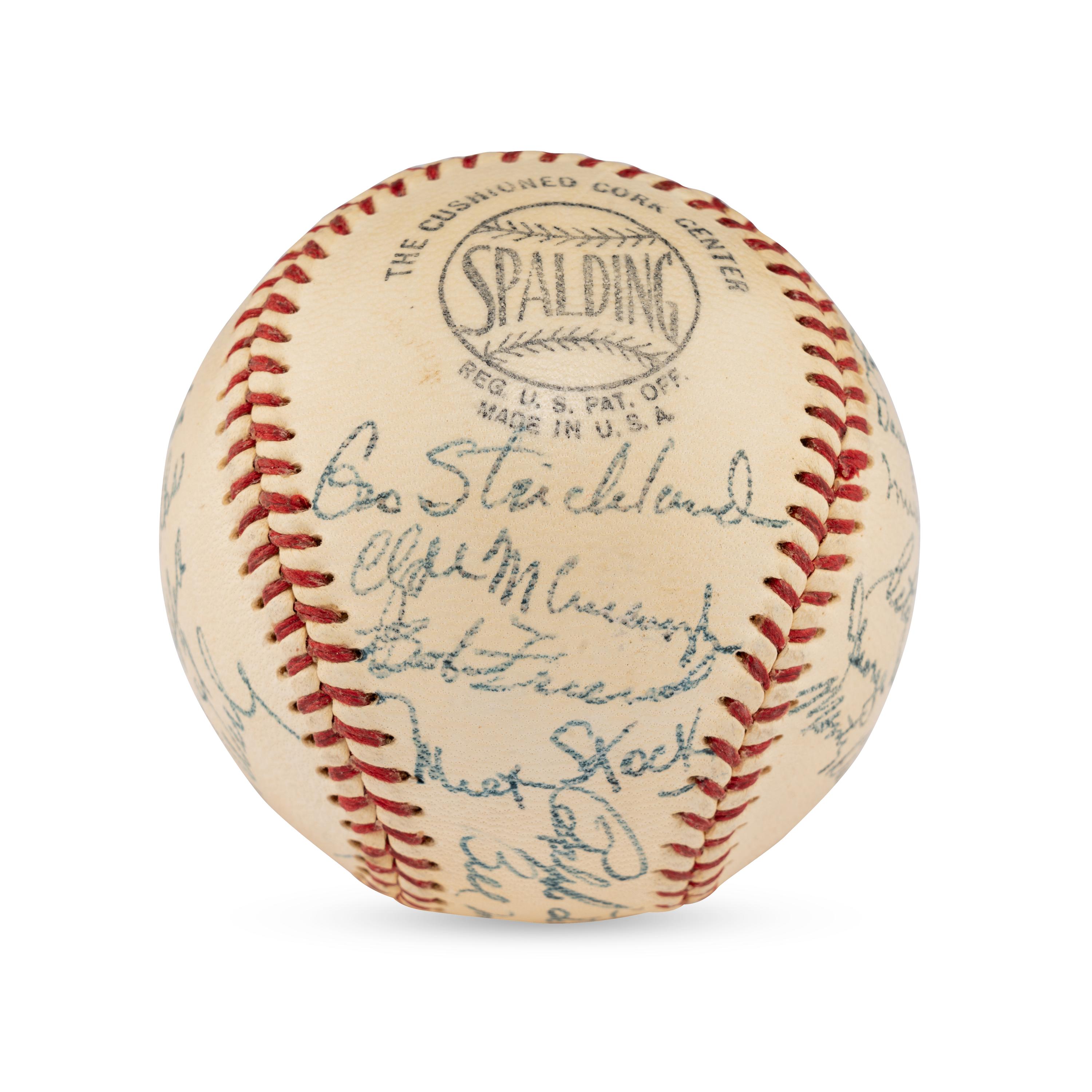 A 1951 Pittsburgh Pirates Team Signed Autograph Baseball (JSA Letter of Authenticity)
