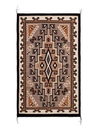 Navajo Two Grey Hills Weaving / Rug