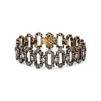 BLACKENED GOLD AND DIAMOND BRACELET