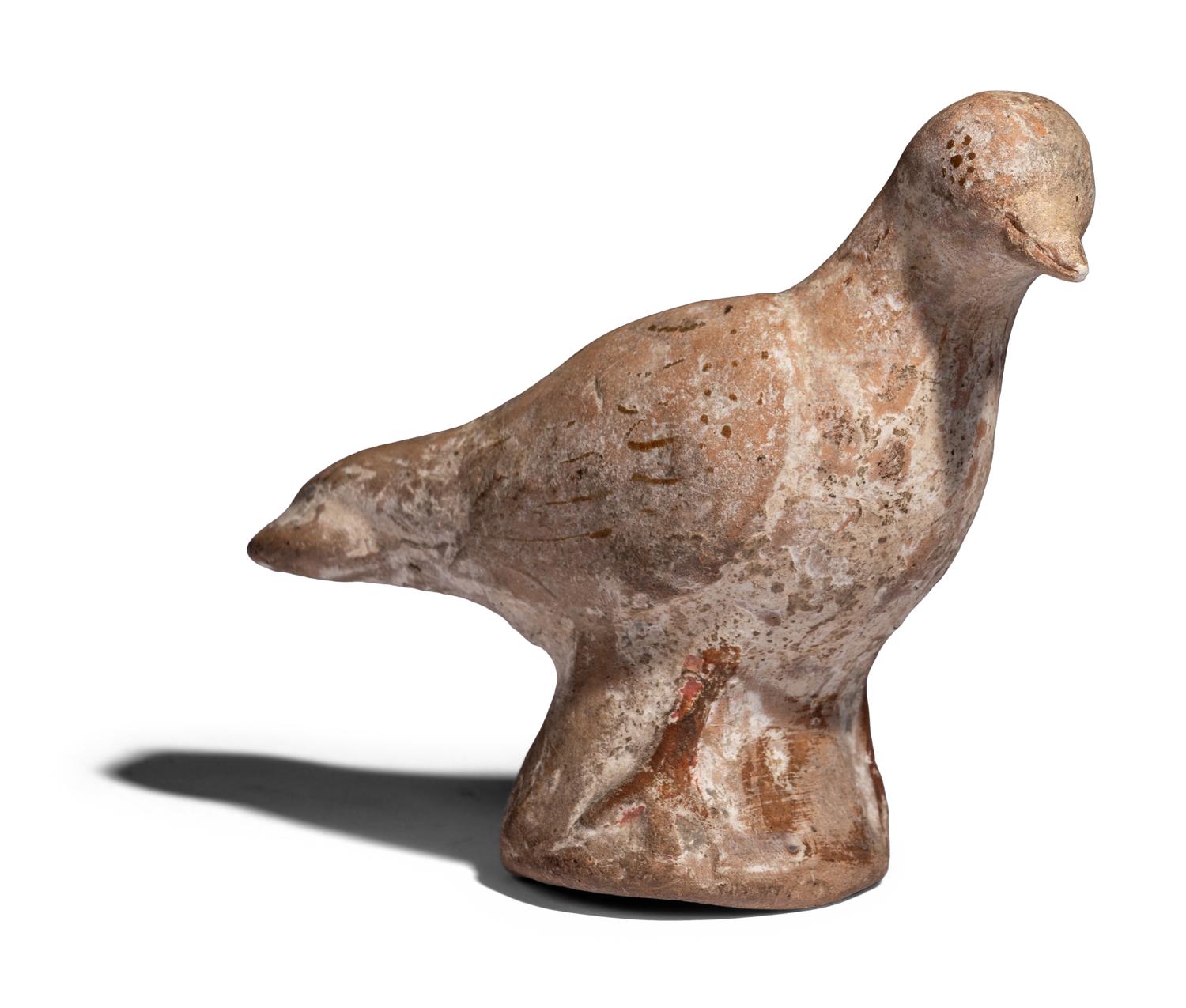 A Canosan Terracotta Bird and Two Whistles