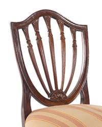 A Set of Nine George III Mahogany Dining Chairs