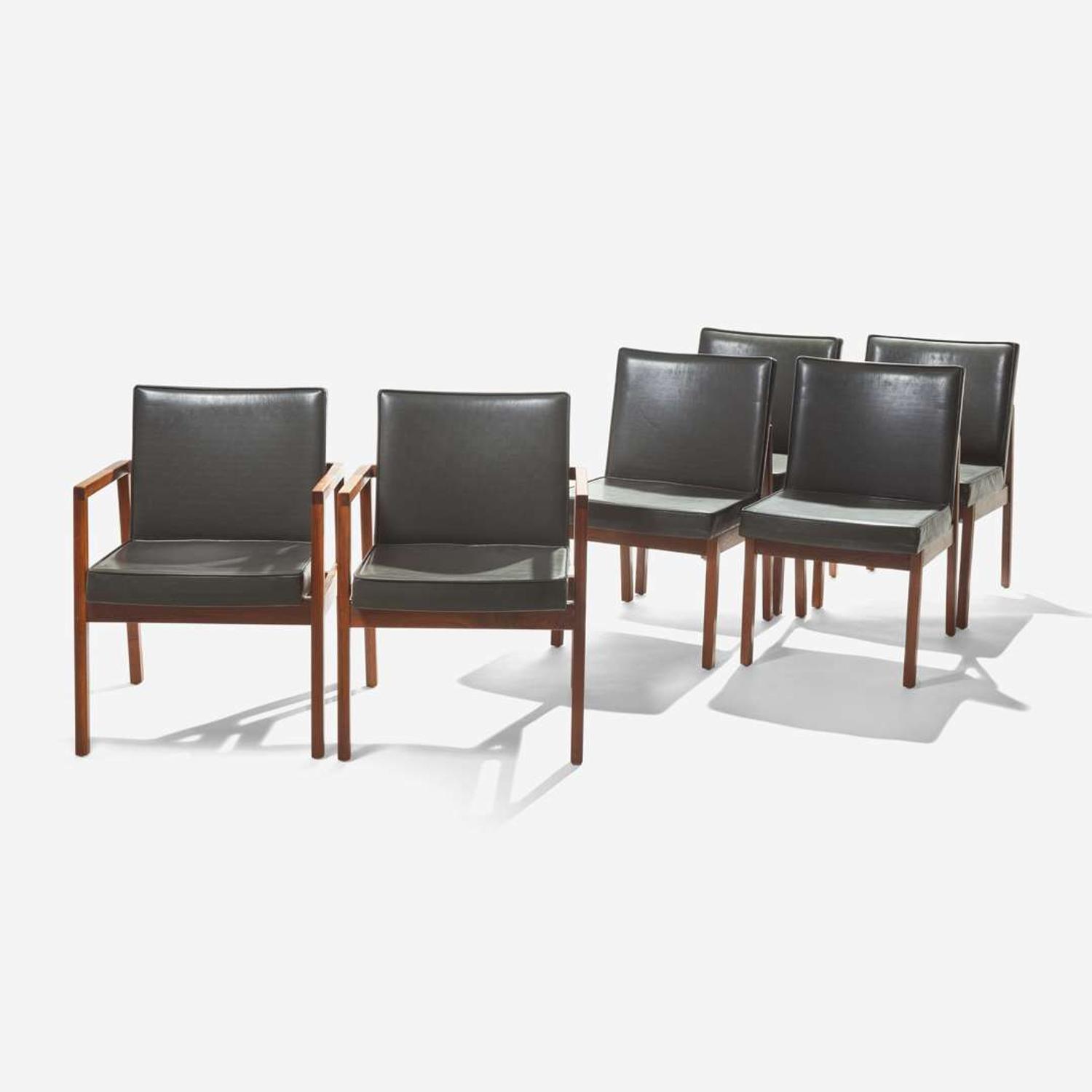 George Nelson (American, 1908-1986) A Set of Six Dining Chairs, Herman Miller, USA, 1950s