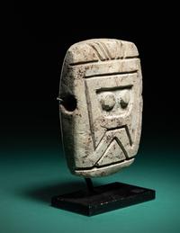 A Valdivian Limestone Anthropomorphic Figure
