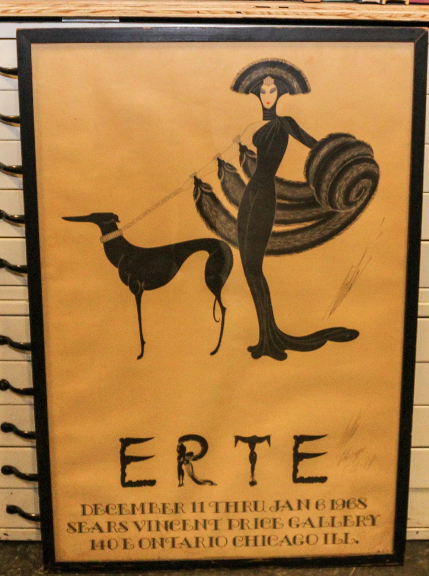 An Erte Symphony in Black Poster