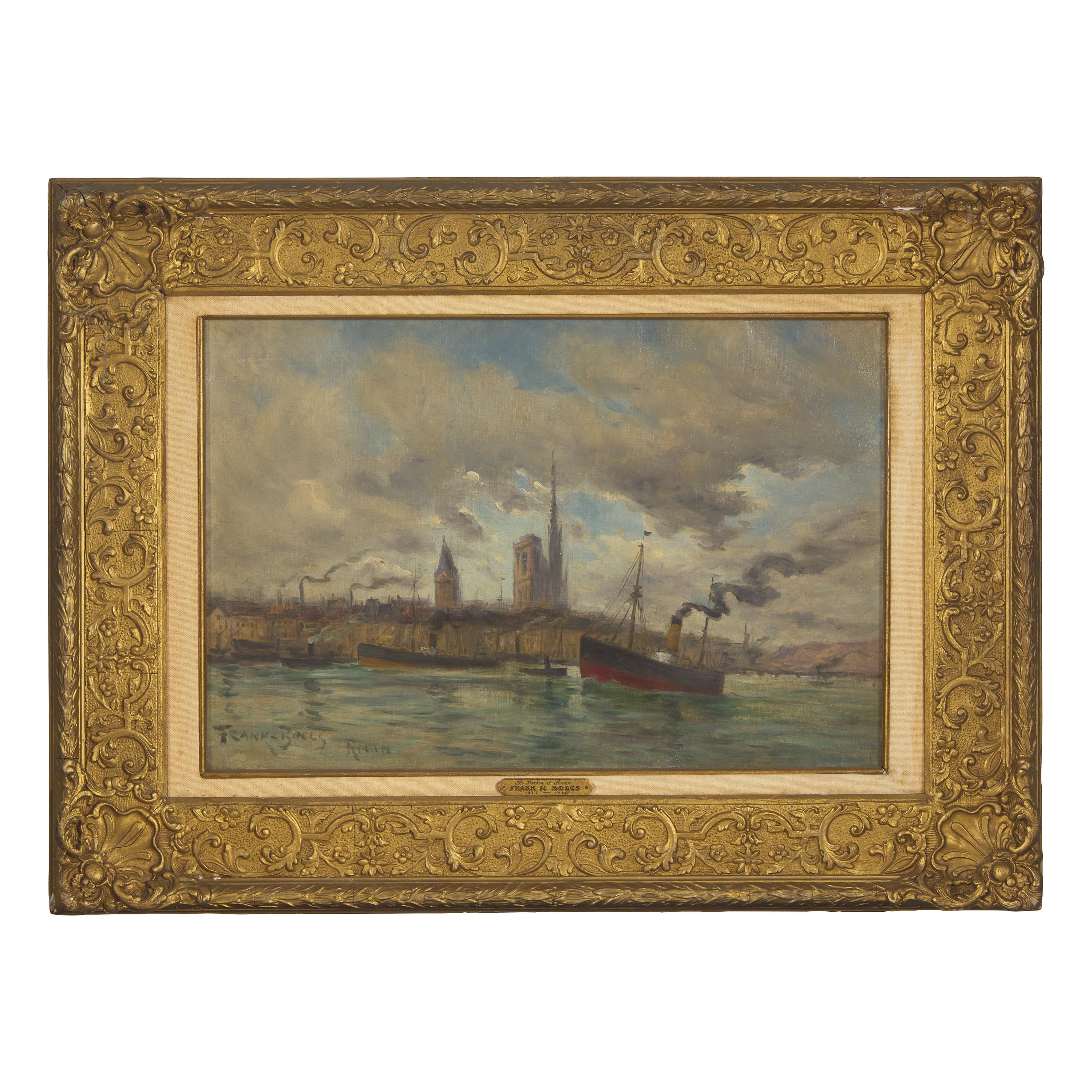 Frank Myers Boggs (American, 1855–1926) — The Harbor in Rouen