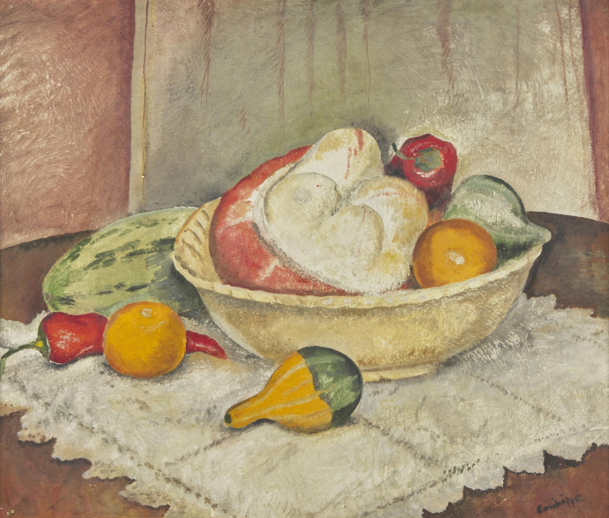 Still Life with Vegetables in a Bowl