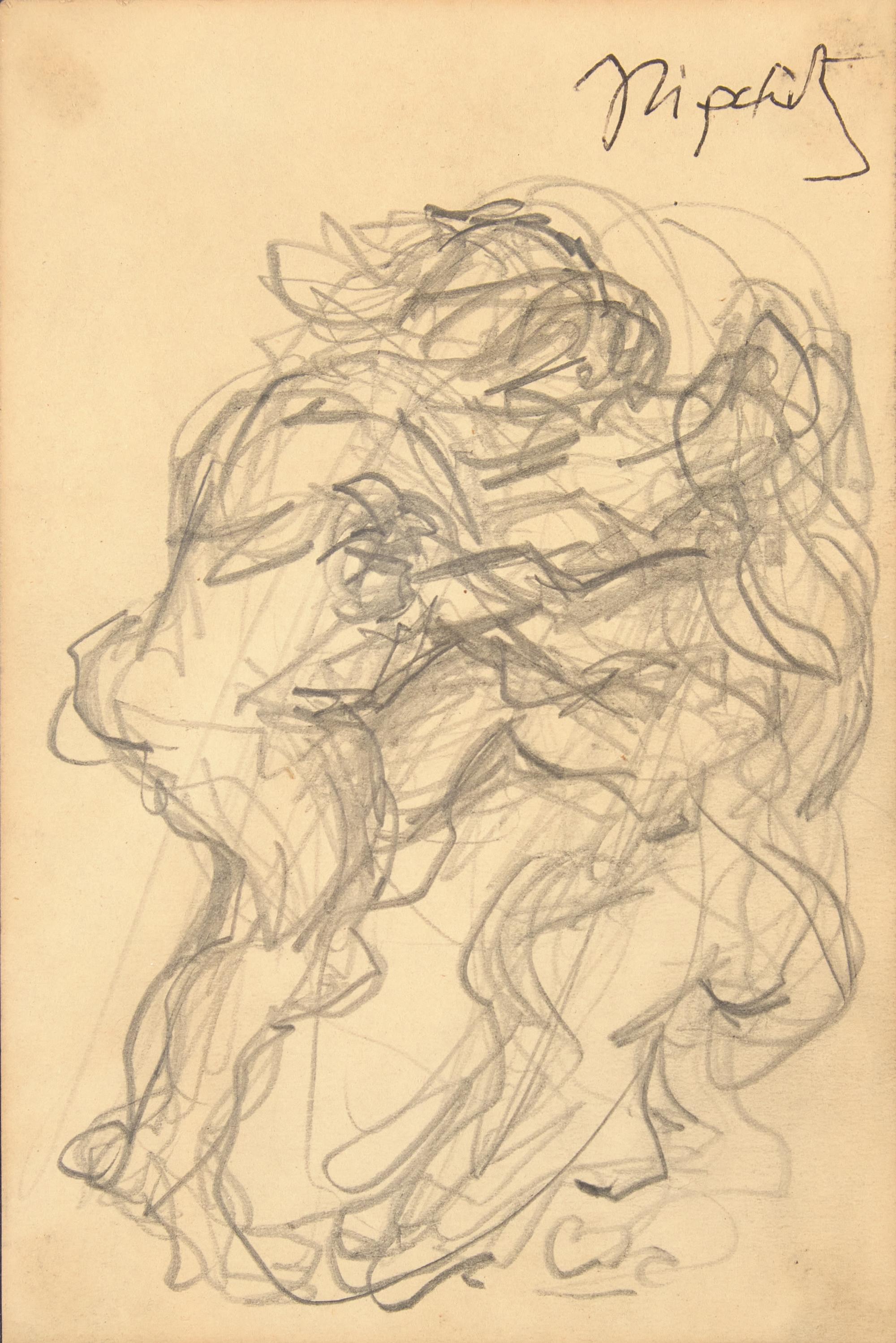 Study for Samson and the Lion