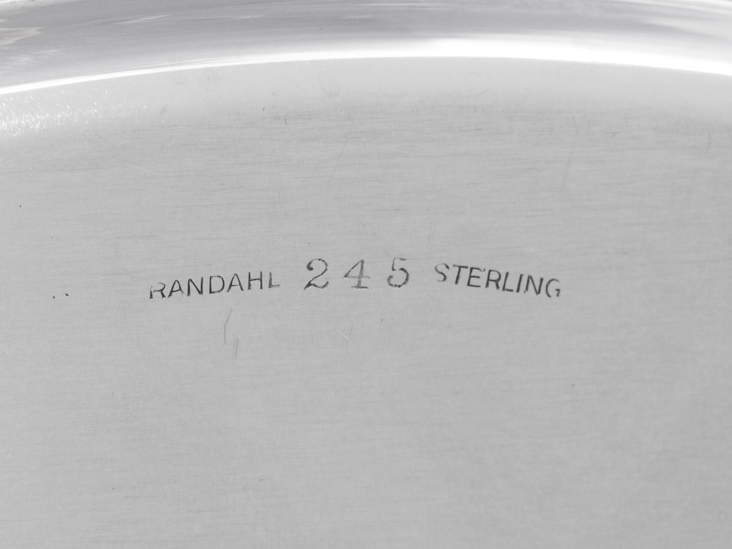 A Pair of Randahl Silver Dishes