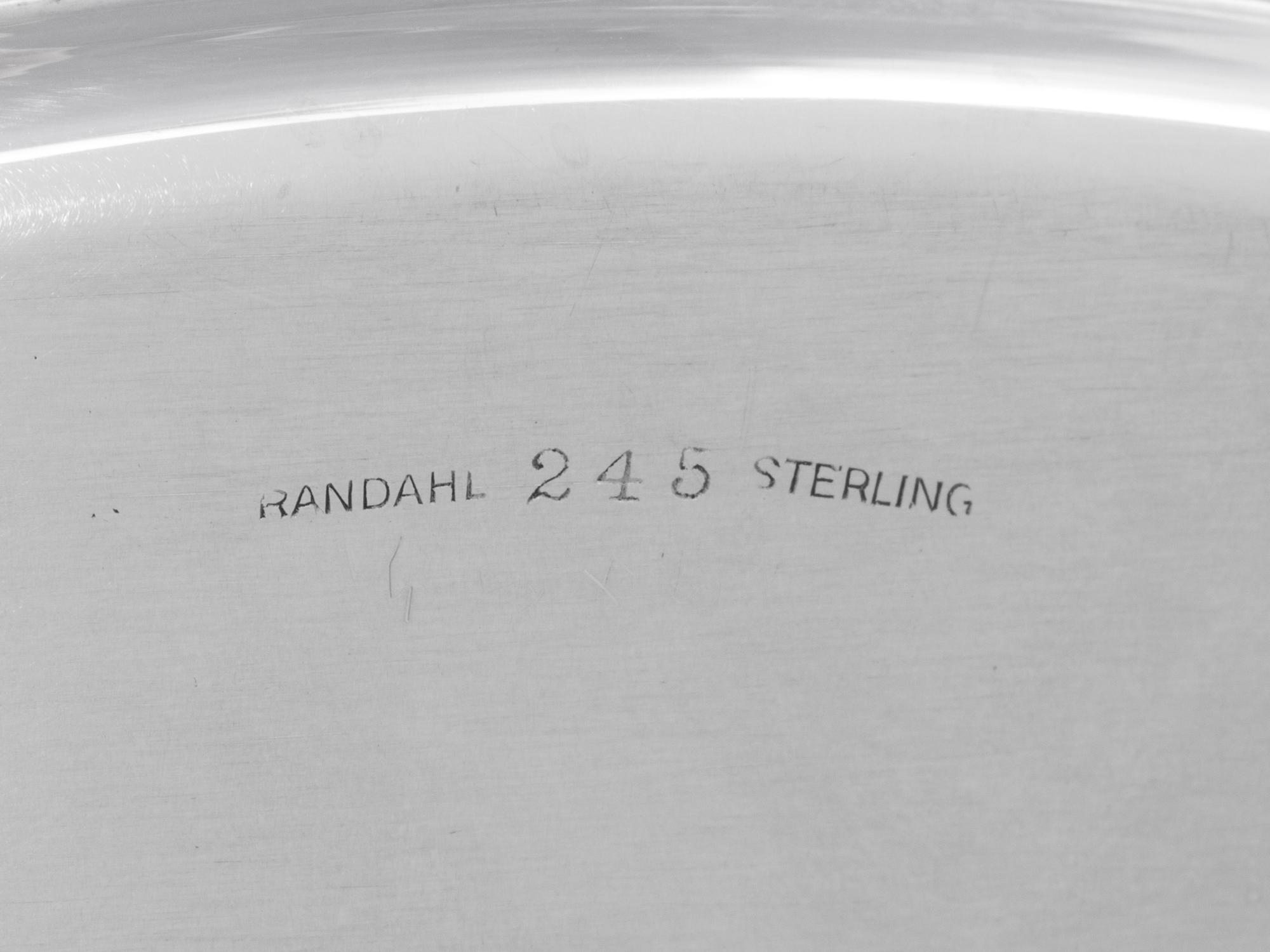 A Pair of Randahl Silver Dishes