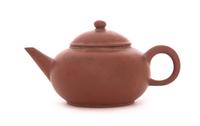 A Yixing Pottery Teapot Height 3 inches. — LATE 19TH CENTURY
