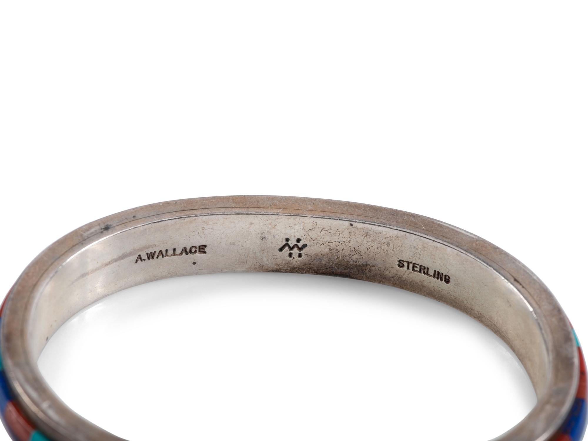 Sterling Silver Cobblestone Inlay Cuff Bracelets