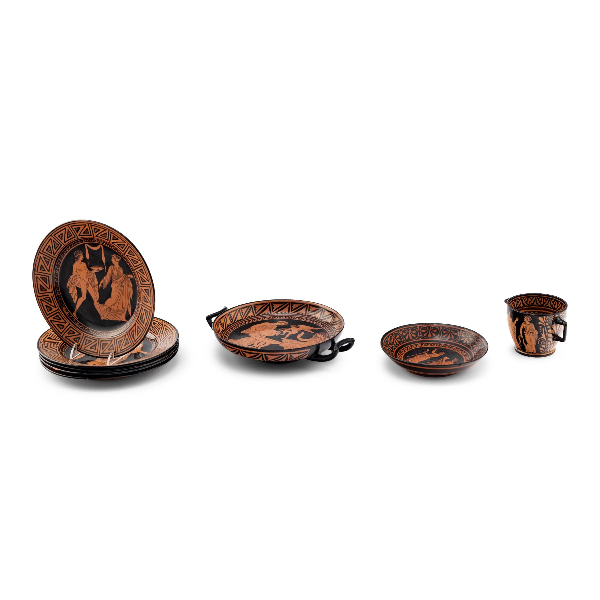 A Group of Giustiniani Redware Articles