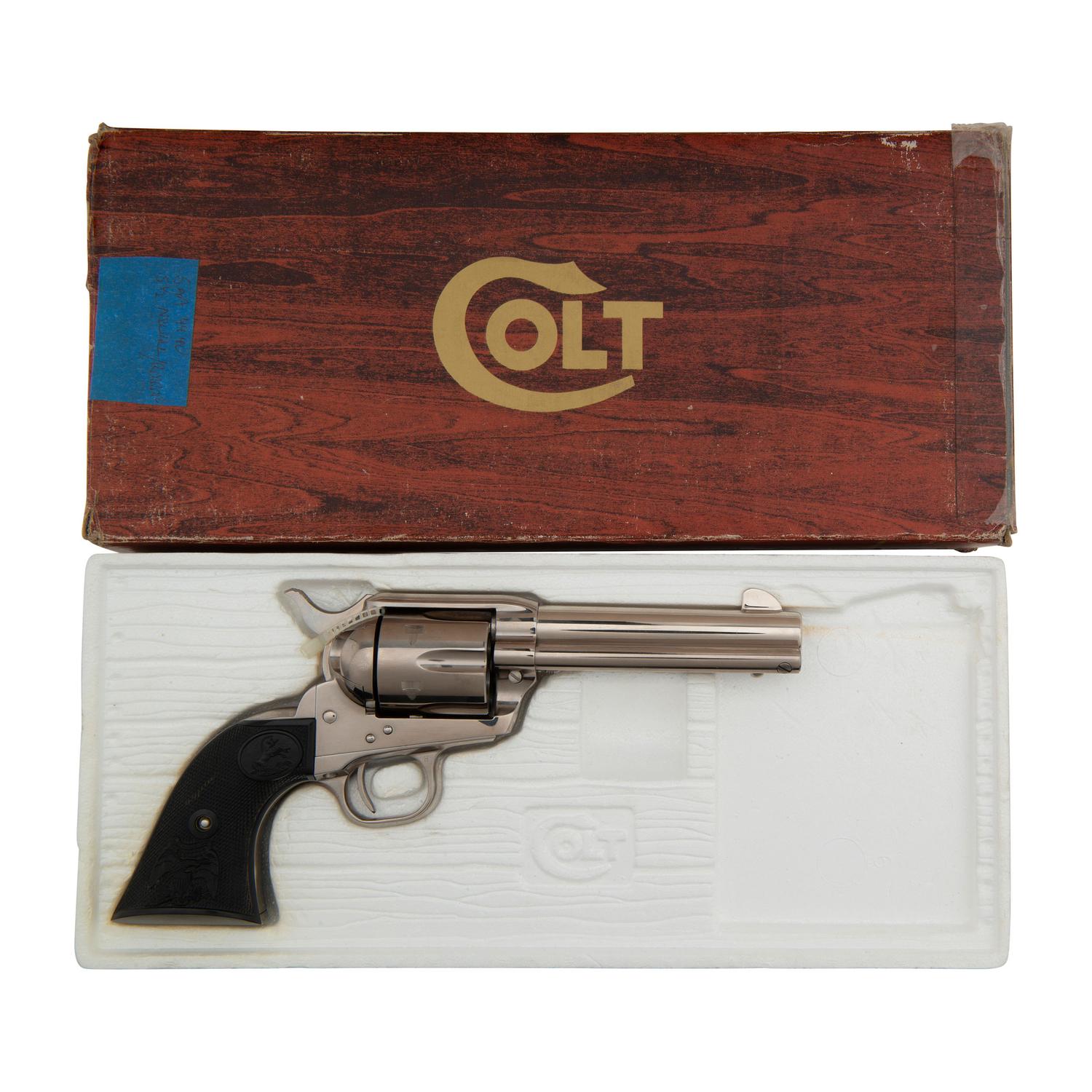 *Colt Custom Shop Single Action Army Nickel Plated in Original Box