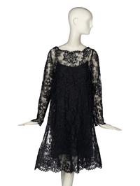 Geoffrey Beene Lace Cocktail Dress and Shawl
