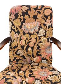 Two Queen Anne Walnut Armchairs