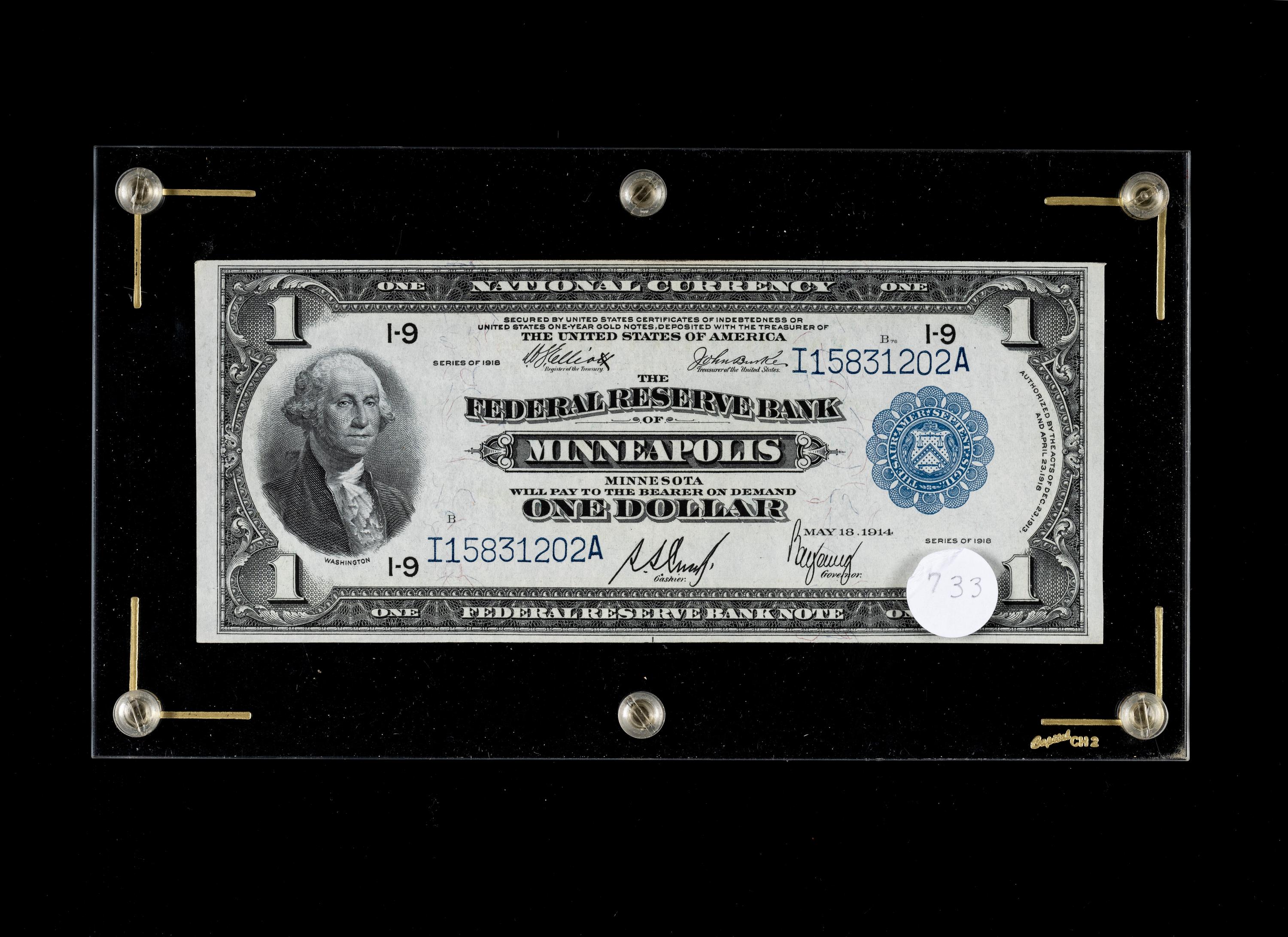 A Series 1918 $1 Federal Reserve Bank Note