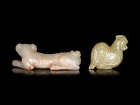 Two Jade Carvings of Animals
