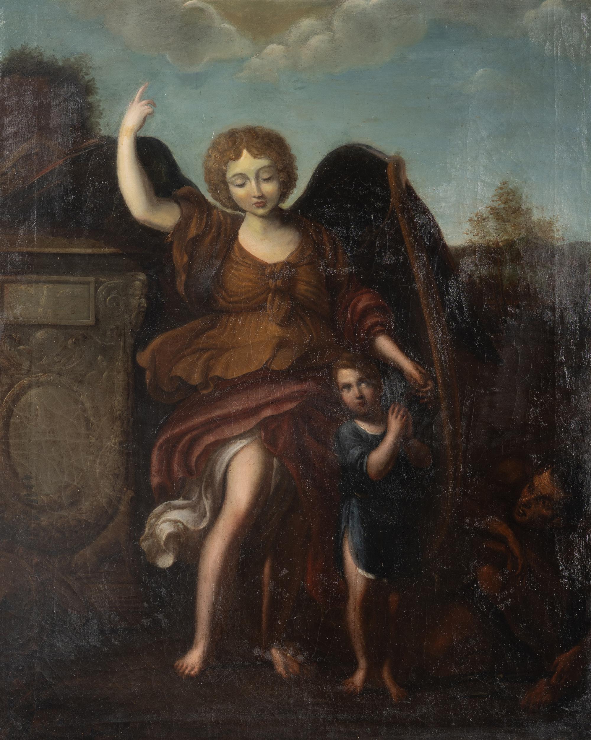 After Domenico Zampieri (Called Domenichino), 19th Century — Tobias and the Angel