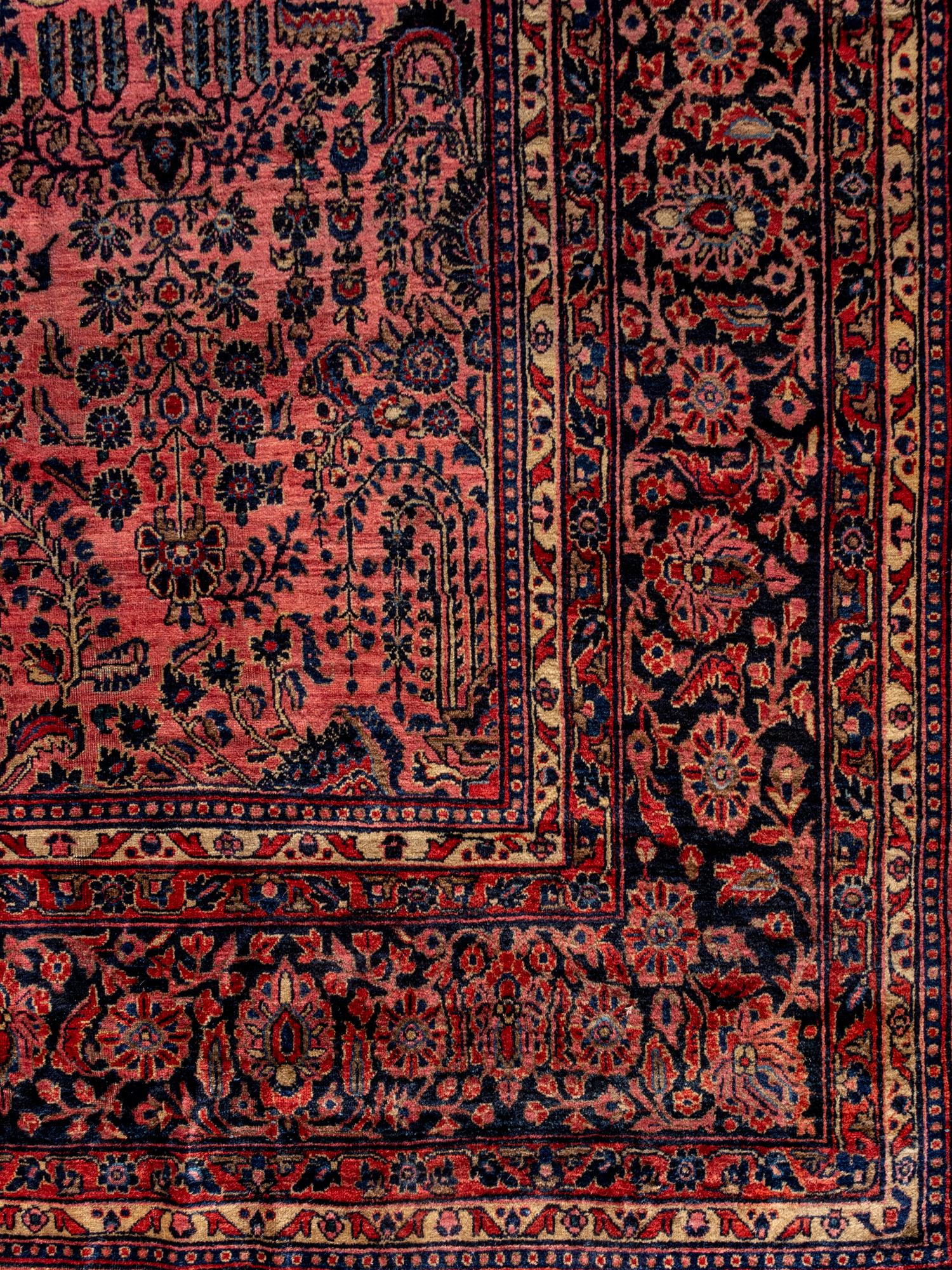 A Sarouk Wool Rug