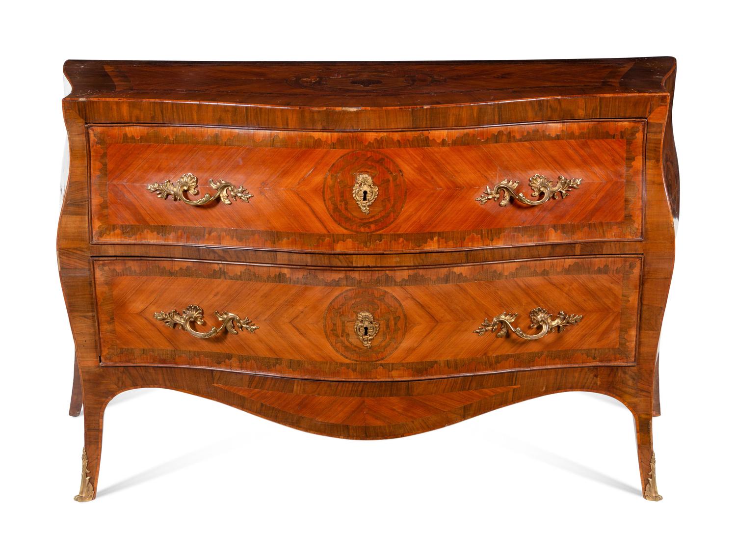 An Italian Parquetry Commode