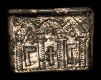 A Byzantine Gilt-Bronze Weight