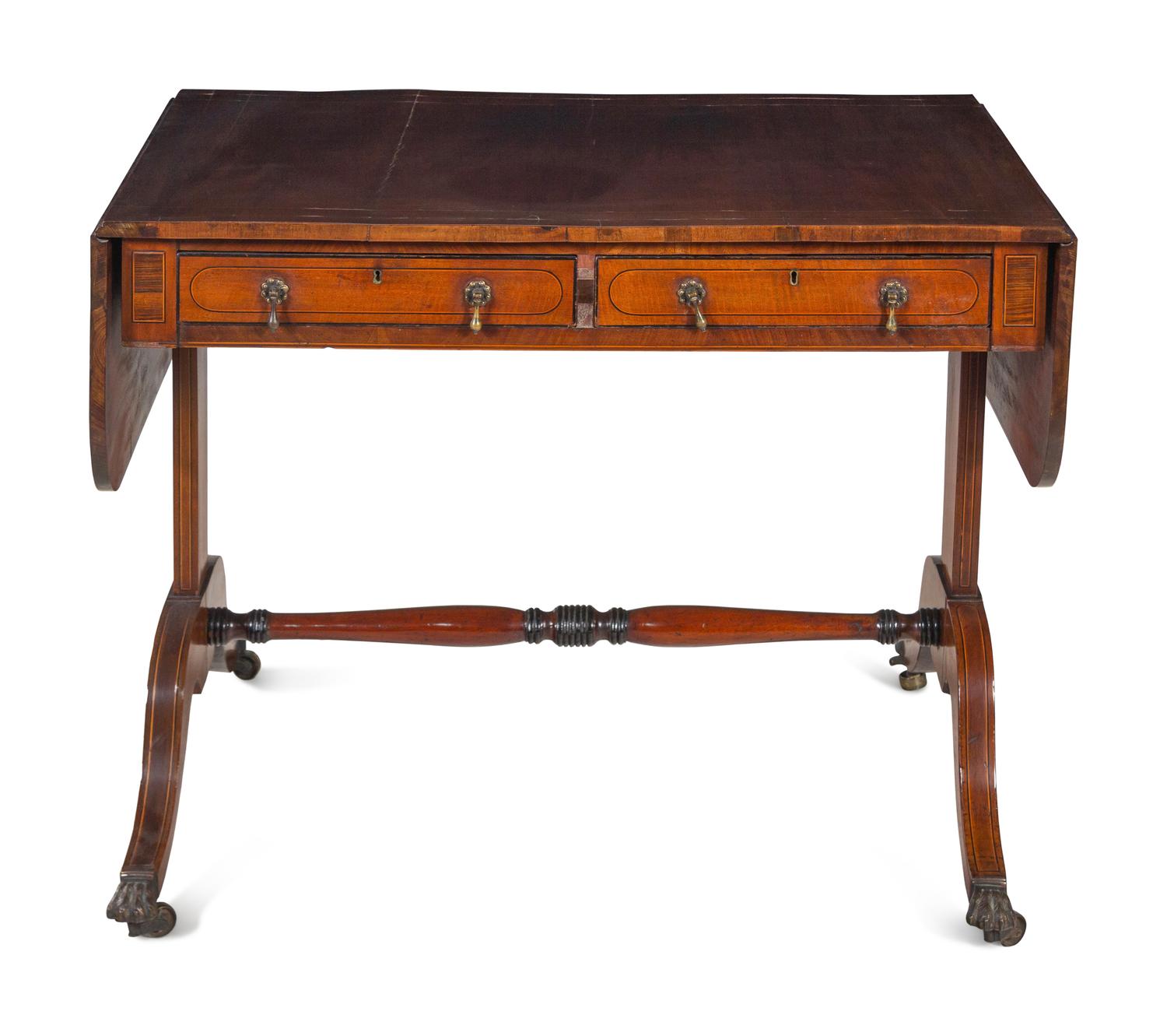 A Regency Mahogany Sofa Table