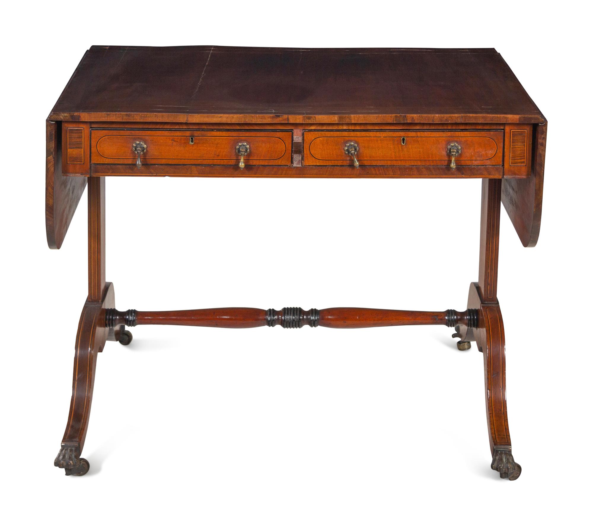 A Regency Mahogany Sofa Table